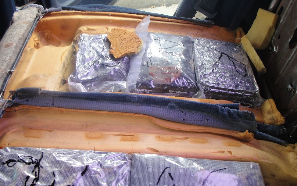 Methamphetamine seizure by U.S. Customs and Border Protection